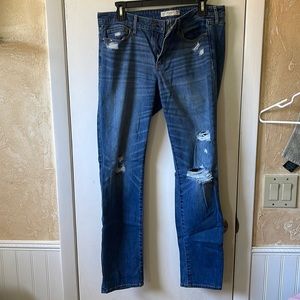 Abercrombie distressed jeans